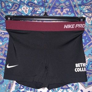 Nike Pro (Bethel College) Spandex Short (Size M.)
